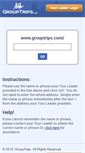 Mobile Screenshot of grouptrips.com